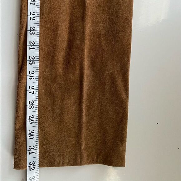 Bernardo Tan Real Suede Pants Size 8 New with tags - Picture 12 of 16